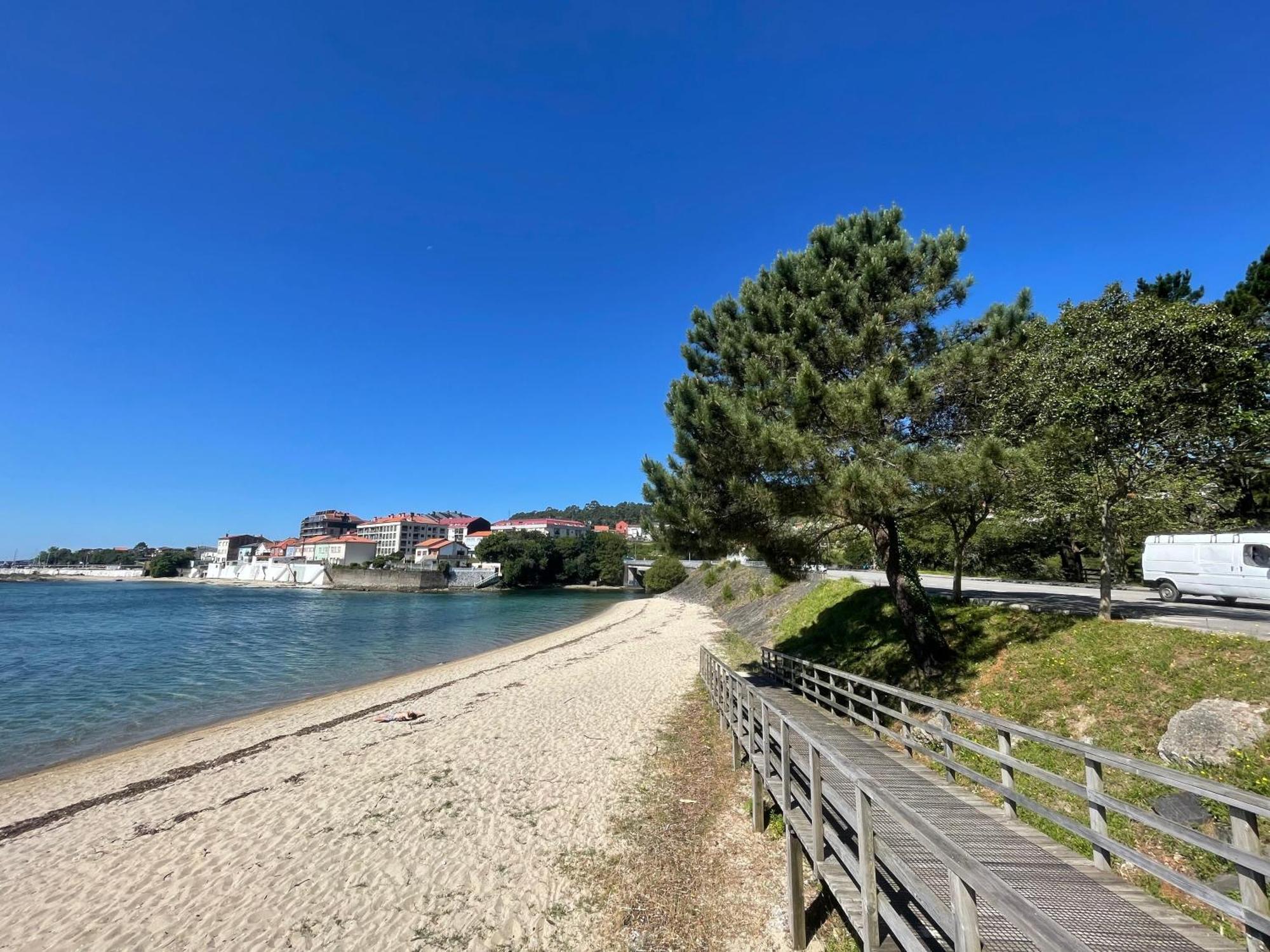 Piso Cerca De La Playa En Escarabote,Boiro Lägenhet Exteriör bild